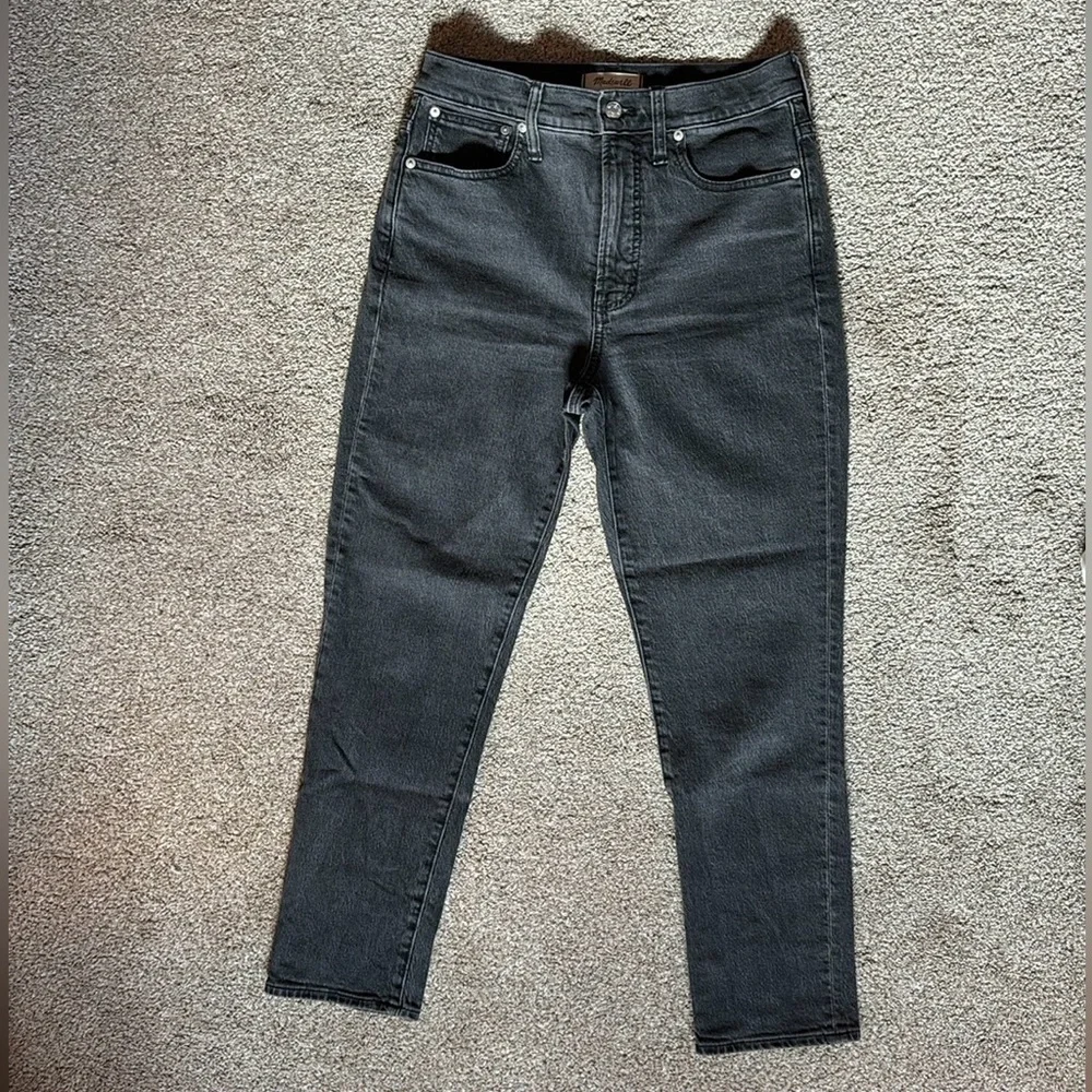 Madewell Perfect Vintage Straight Jean black size 27 - Picture 2 of 5